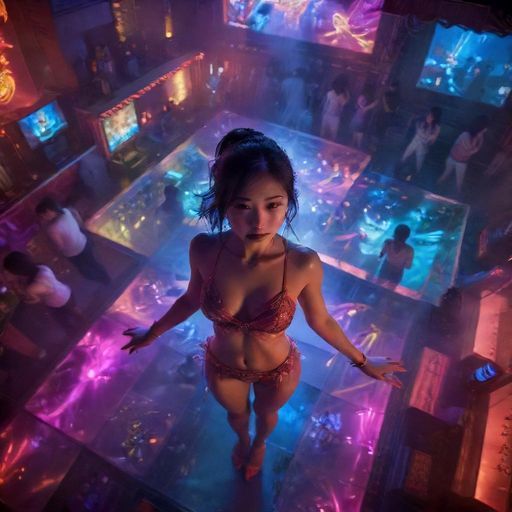 聚凤阁楼凤夜场舞池氛围图