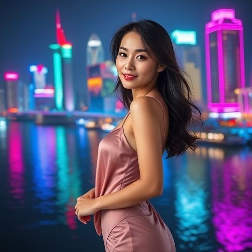 珠江夜景展现广州夜晚的璀璨魅力