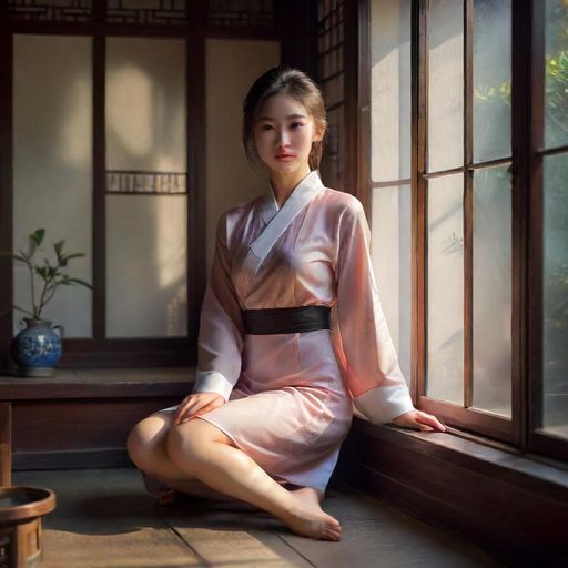 窗边的静谧时光