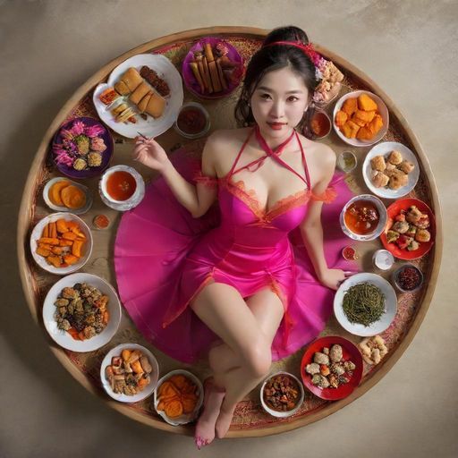 精致的茶点拼盘