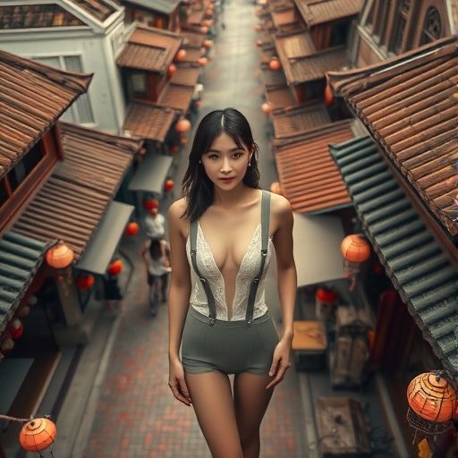 广州老街茶肆风光