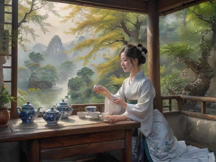 广州隐藏茶社雅间环境展示
