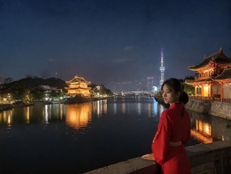 高端会所入口夜景