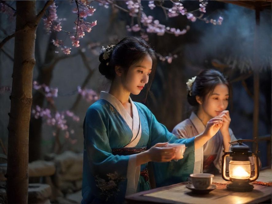 夜场桑拿会所茶社包厢氛围图