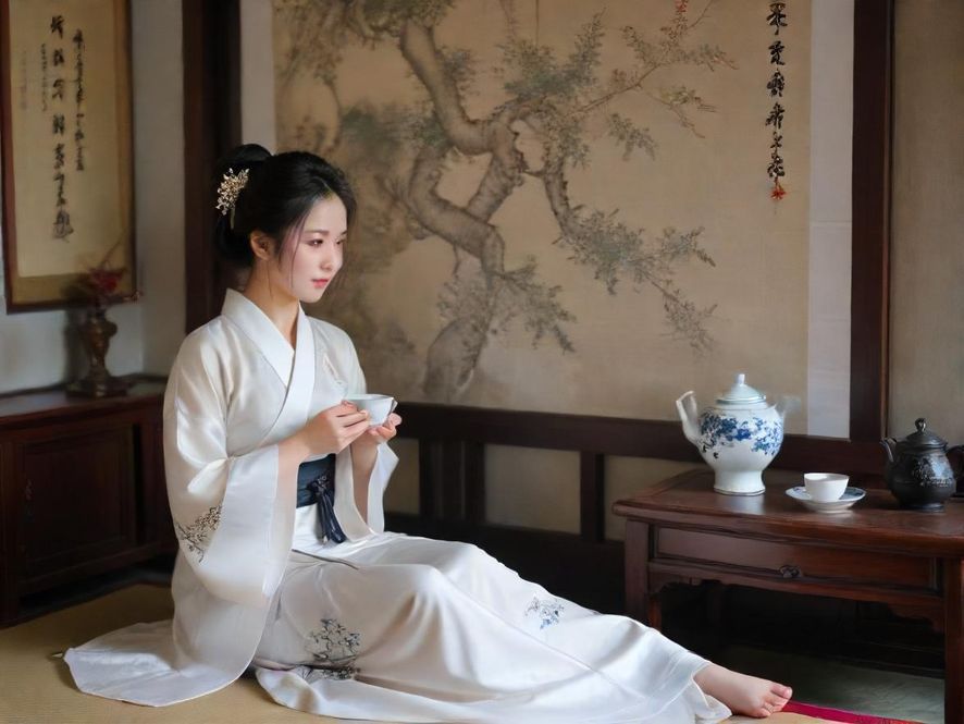 广州喝茶工作室内的茶室与桑拿结合场景