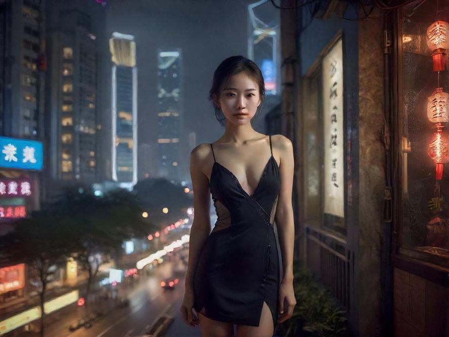 深圳南山夜景一角