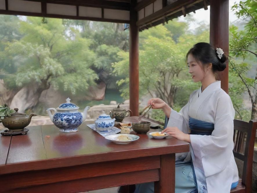 广州隐秘茶室温馨内景