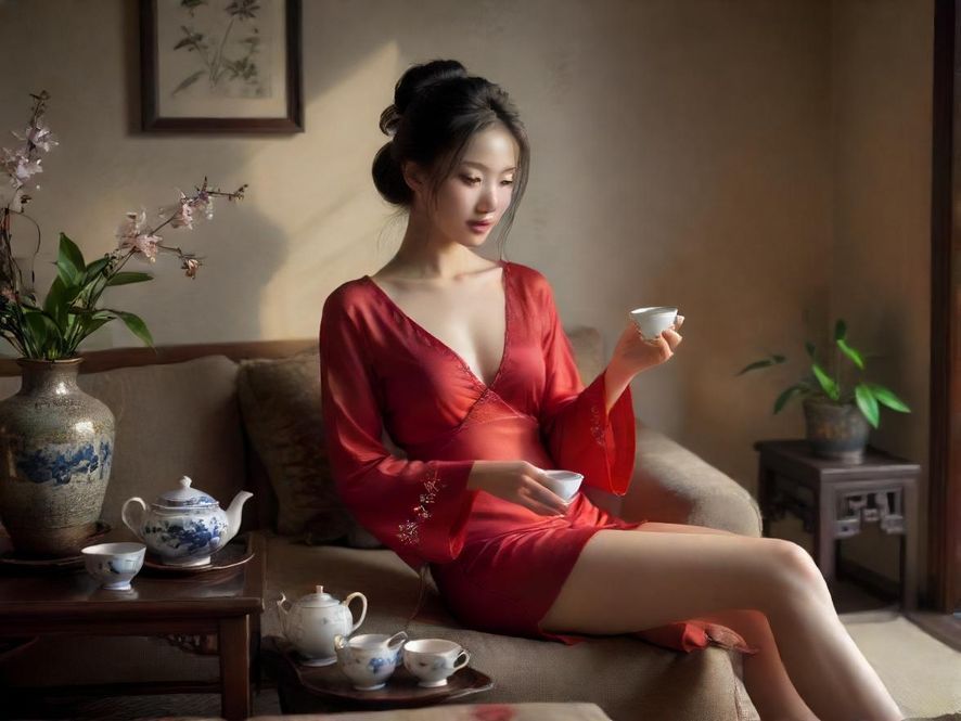 休闲会所内的精致细节