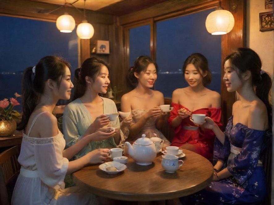 珠海喝茶聚会轻松氛围