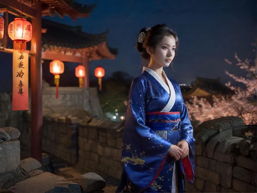 俯瞰深圳龙华夜景