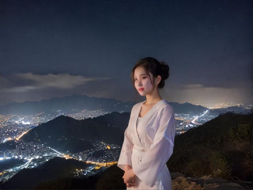 佛山某休闲会所入口夜景