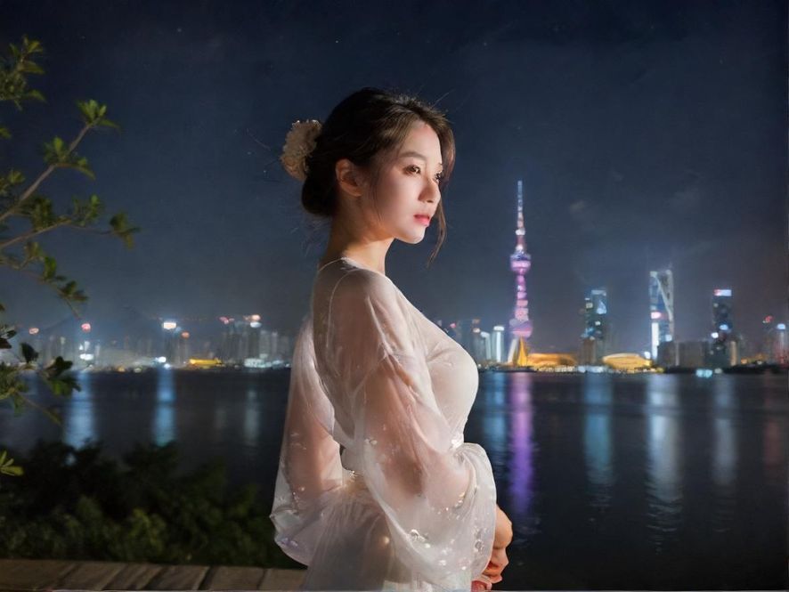 广州夜场会所的璀璨夜景