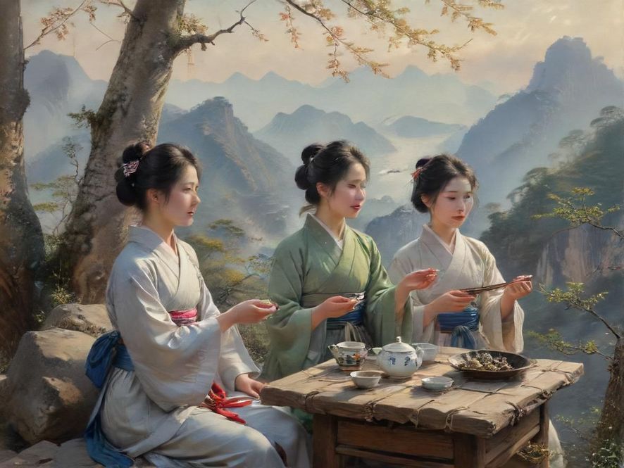 佛山老街隐藏茶馆实景图