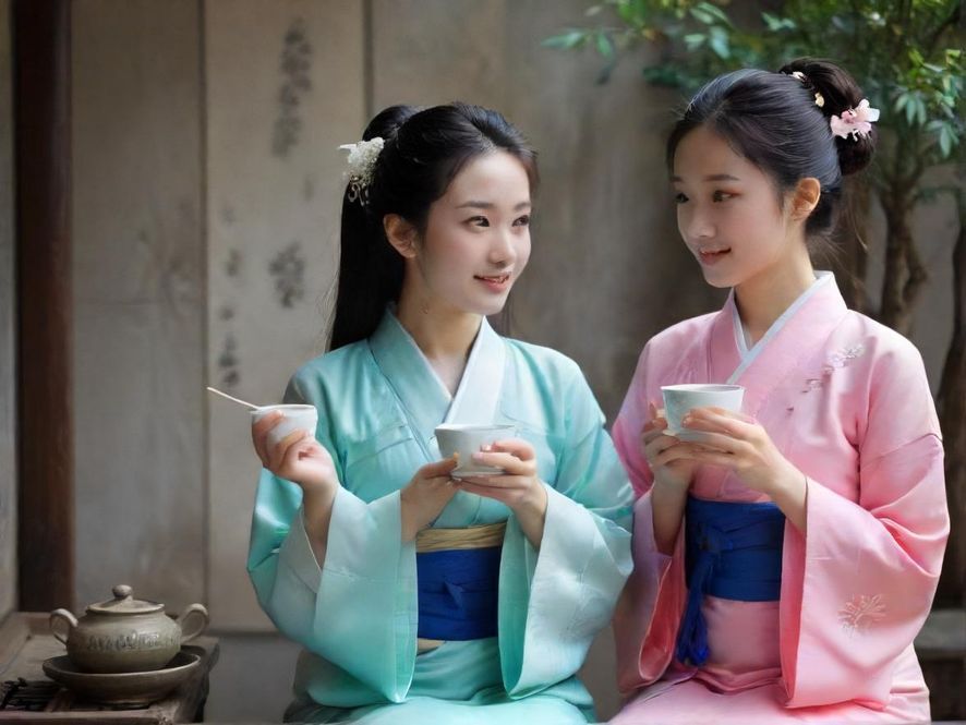 广州隐藏茶社一角