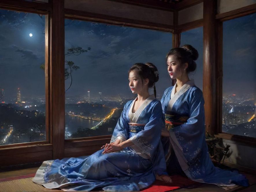 东莞虎门桑拿会所夜景外观