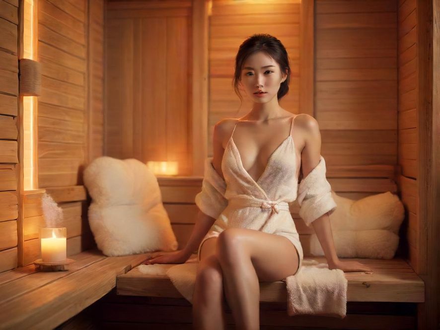 广州桑拿会所内的舒适休息区