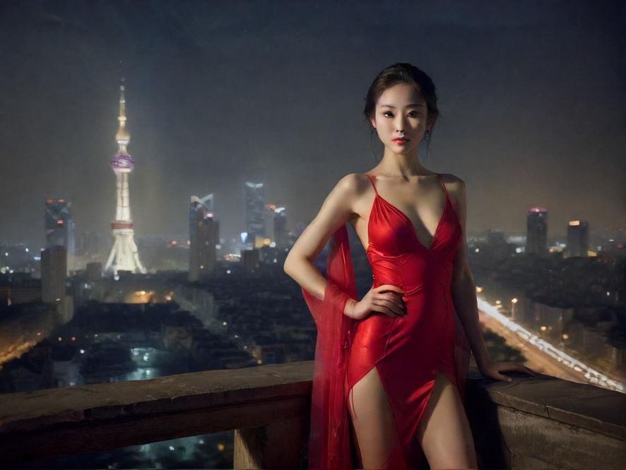 郑州夜景流光溢彩
