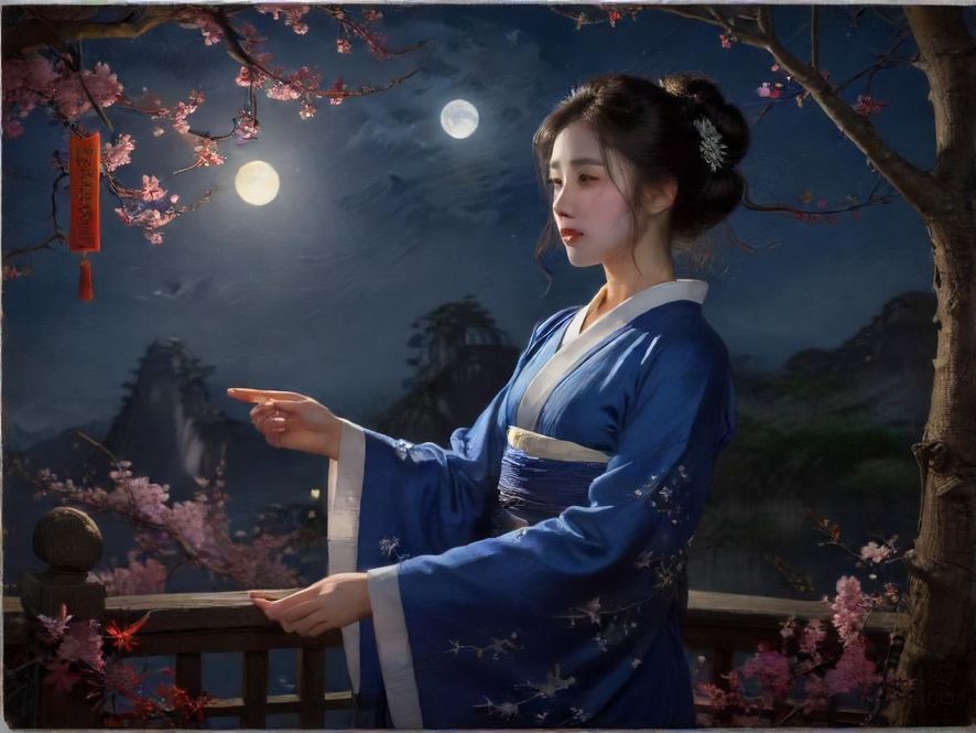 广州天河夜场繁华街景夜色