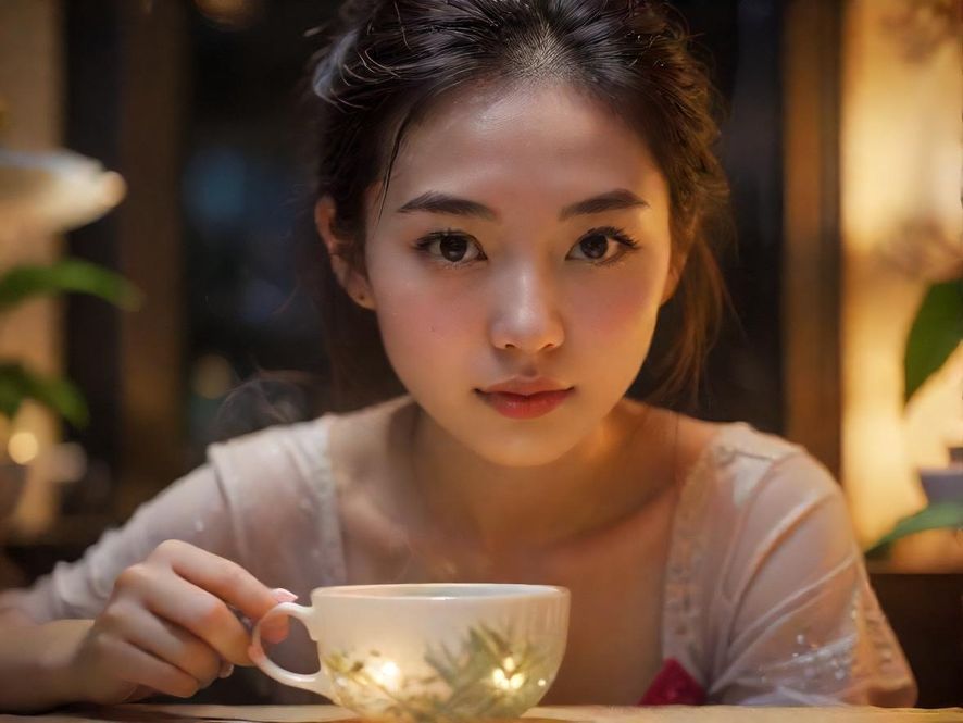 深圳高端茶艺师唯美特写