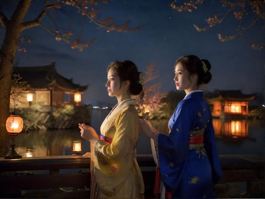 广州特色会所入口夜景