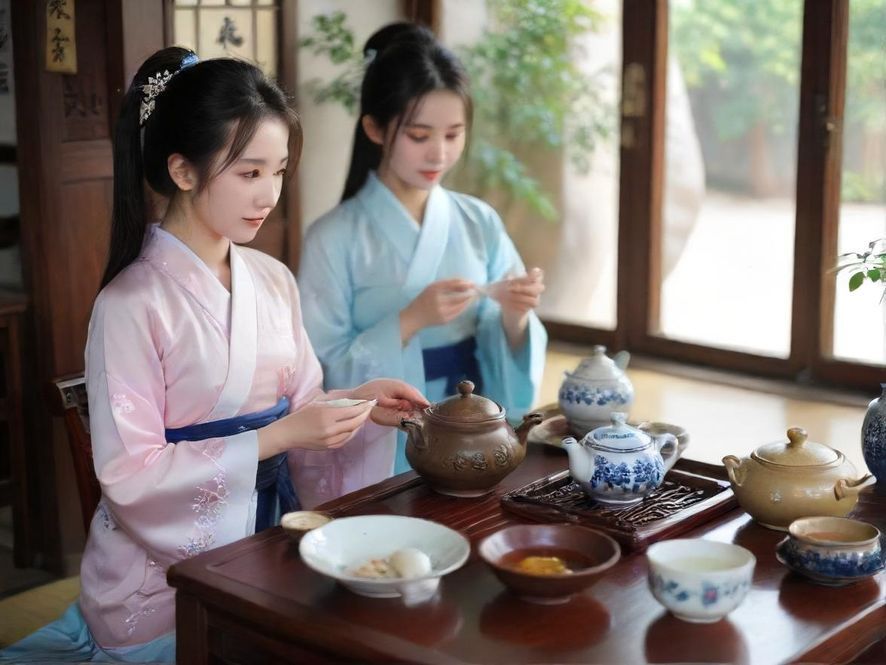 舒适私密的茶室环境