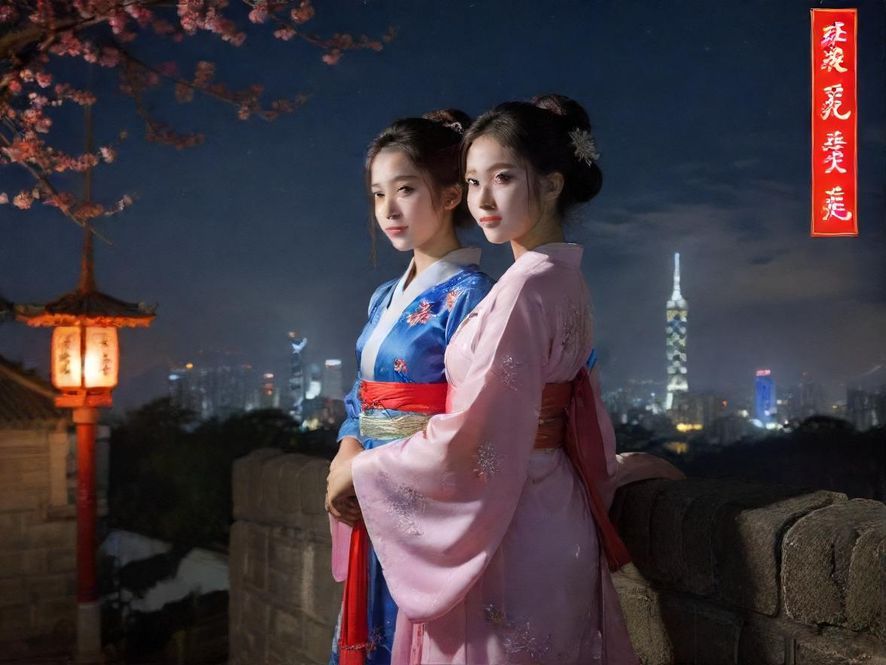 广州天河夜景