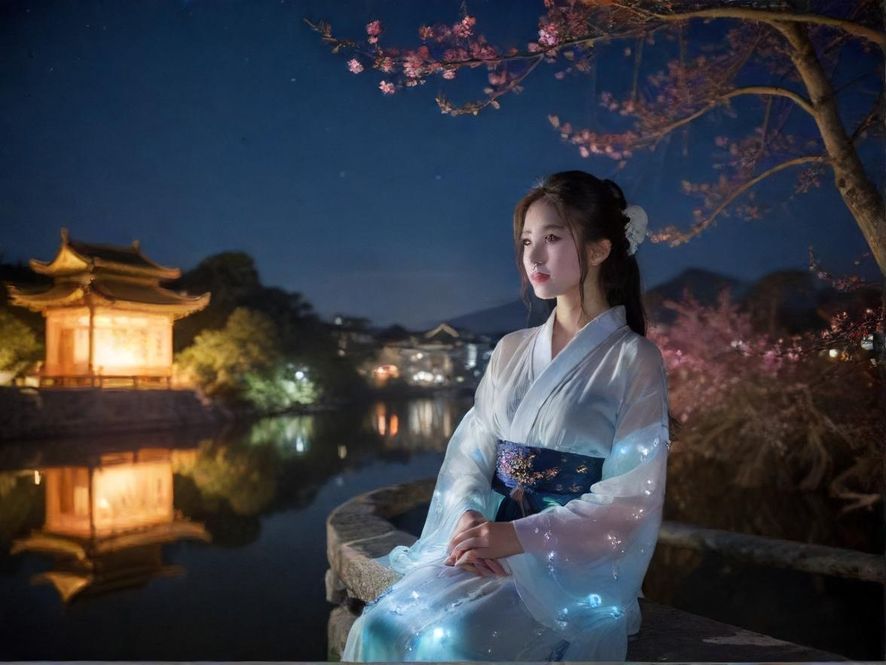 广州夜场桑拿会所夜色背景