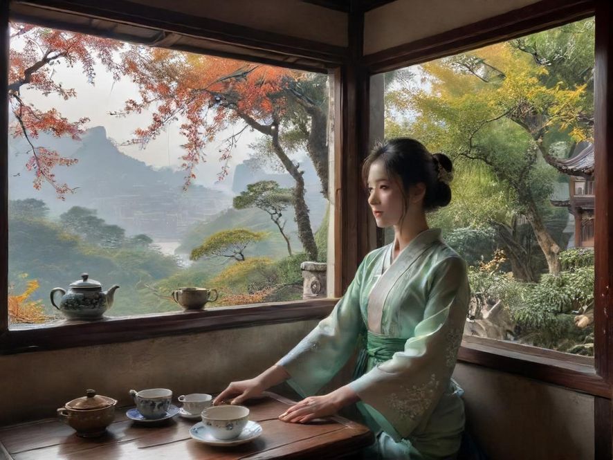 广州隐藏茶社温馨环境实拍