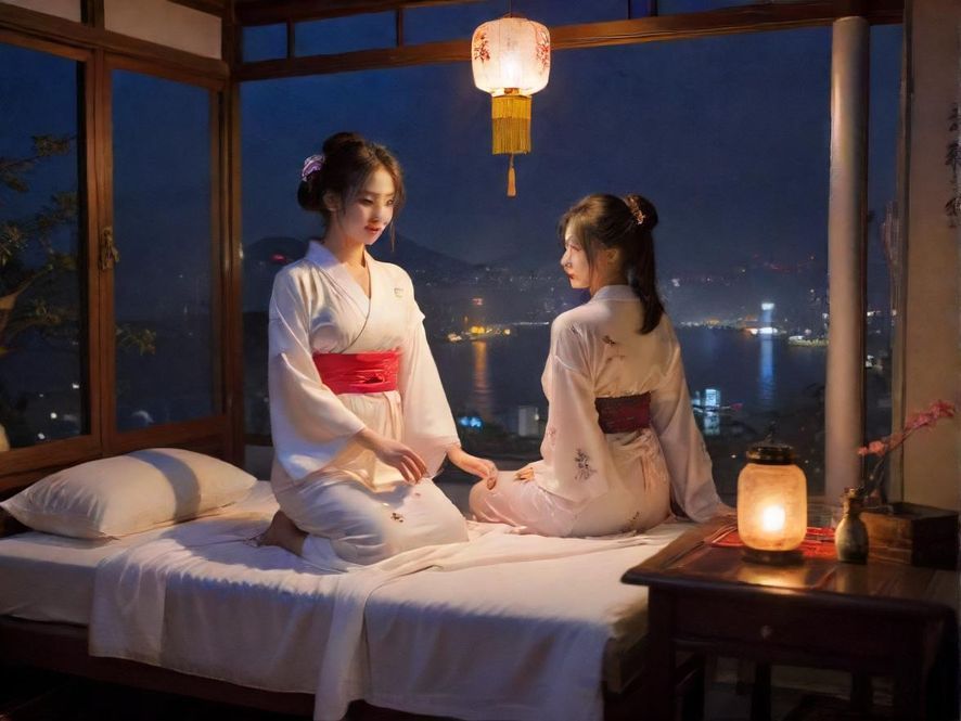 夜场会所技师唯美特写照片