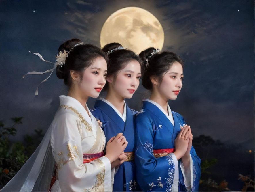 广州白云夜晚街景一角