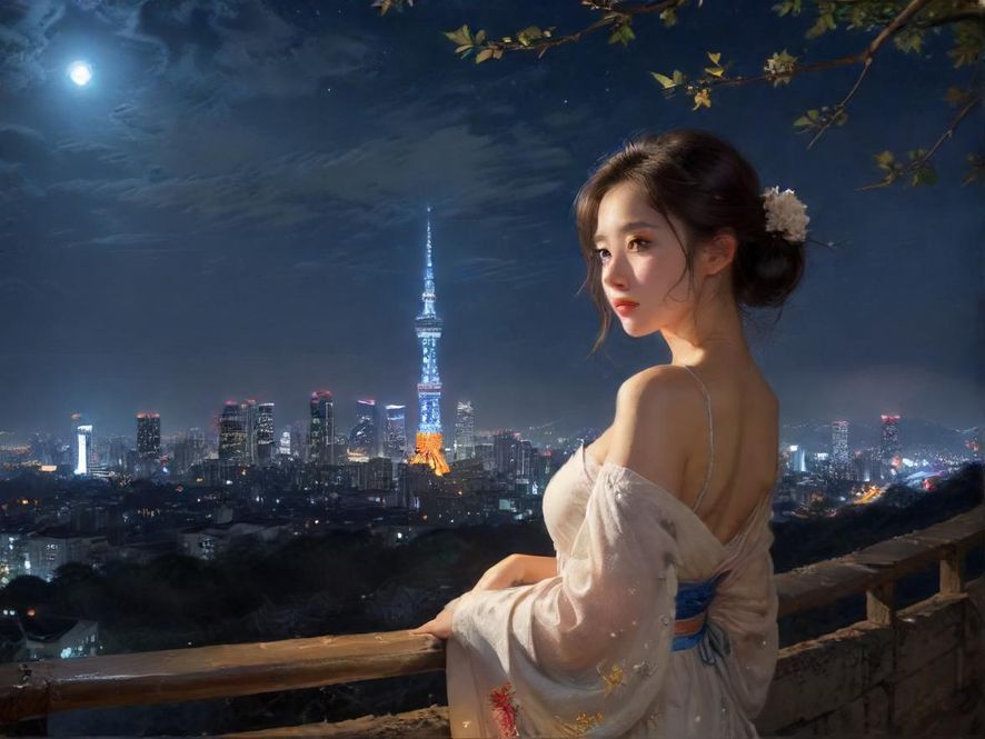 广东夜场会所夜景氛围图