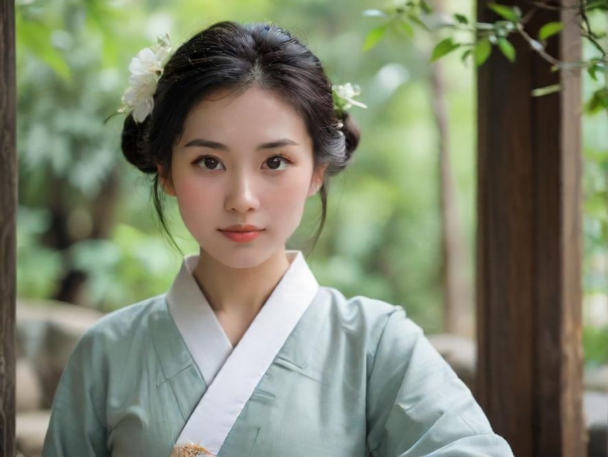 一位女士在温馨咖啡馆里享受精致下午茶，阳光透过窗户洒落在她身上