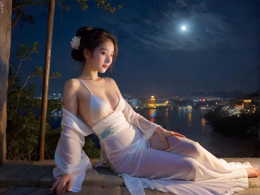 深圳夜场灯光辉映的会所场景