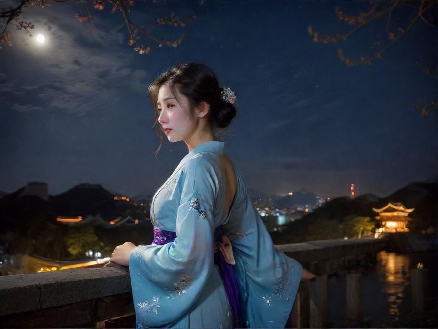 广州夜场外景，灯火辉煌，热闹非凡，桑拿汗蒸场所