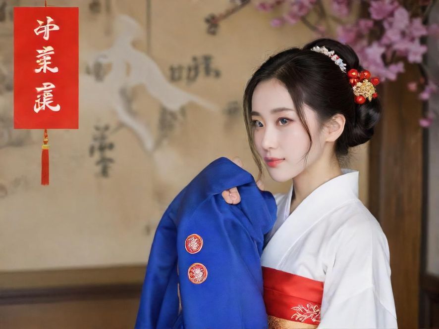 阳光下广东骑楼老街的街景,行人悠闲地走过,充满历史感的建筑风格,营造出复古怀旧的氛围。