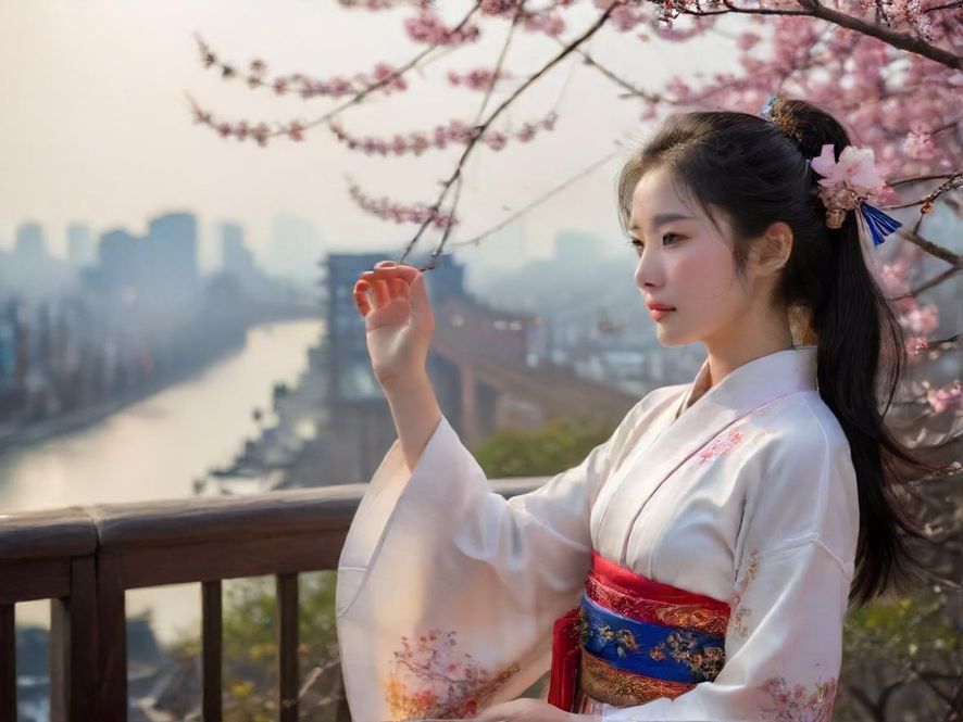 一位气质优雅的女士在广州豪华商务会所中微笑