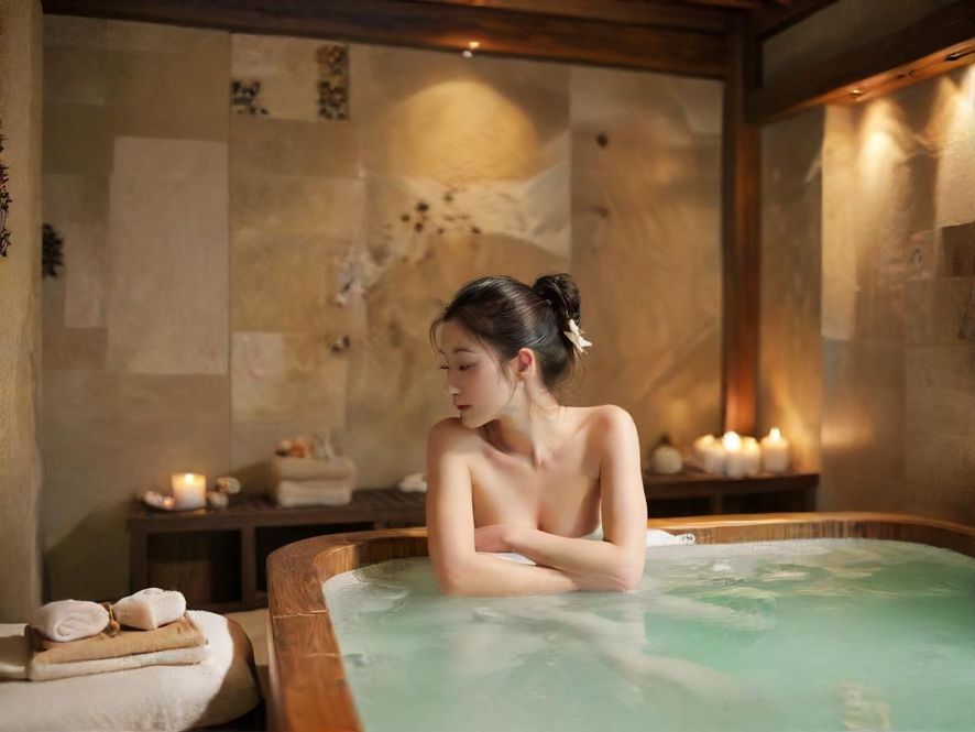 杭州桑拿spa内部环境,舒适宽敞,现代简约风格