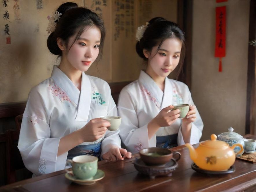 一群年轻女性在温馨舒适的咖啡馆里轻松交流,享受休闲时光,体现了社区分享和愉悦的氛围。